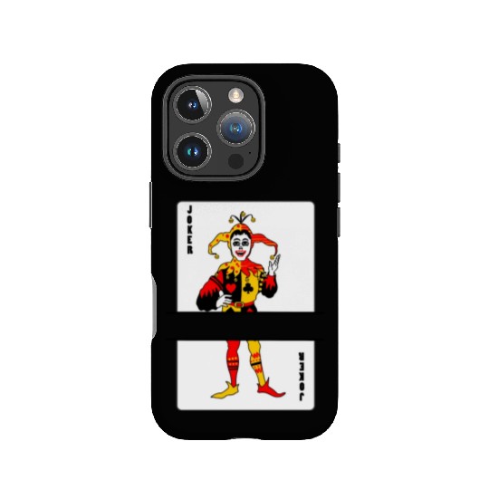 Playing card Joker banner IPhone Cases