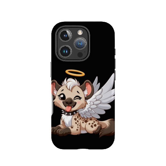 Hyena angel wings halo fantasy IPhone Cases