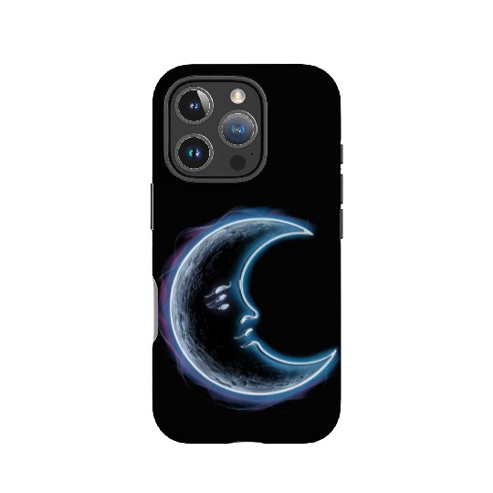 Neon moon IPhone Cases