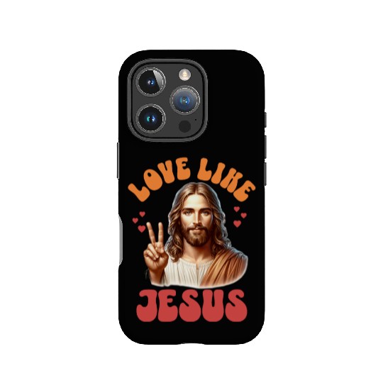 Love Like Jesus Retro 70s Style IPhone Cases