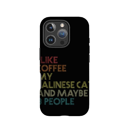 Balinese Cat Owner Coffee Lover IPhone Cases