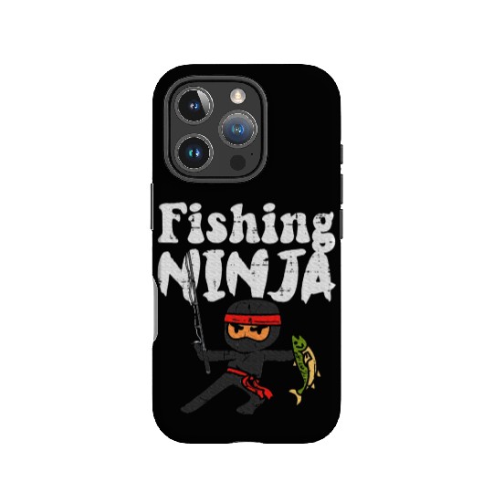 Fishing Ninja Fish Lover Toddler Youth IPhone Cases