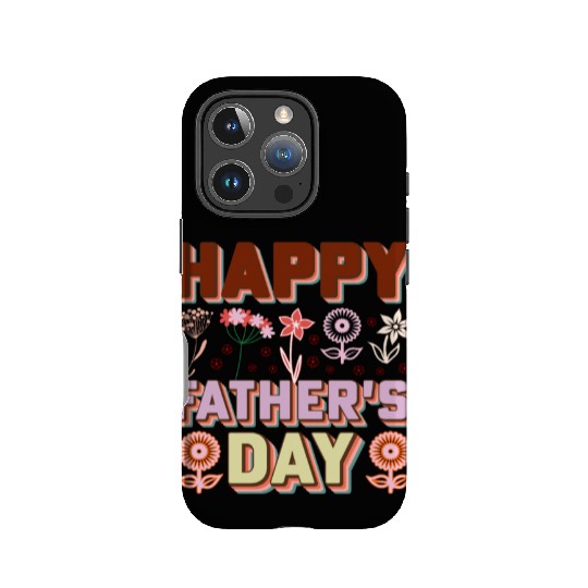 Happy Father's Day Card with Text IPhone Cases