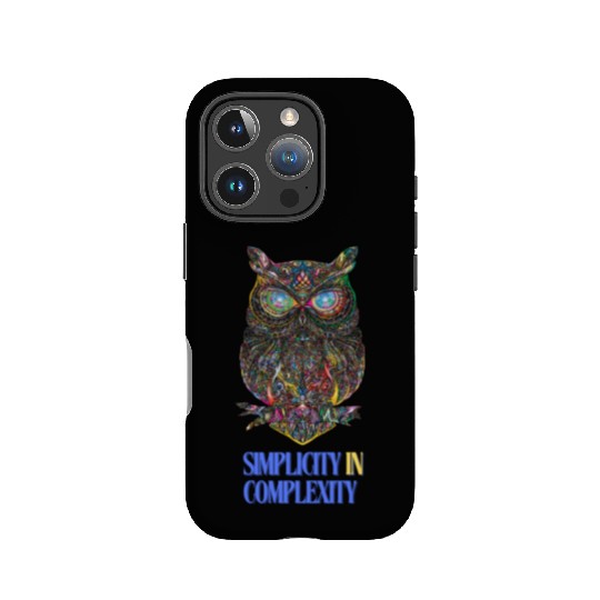 Abstract Art, Simplicity In Complexity,Owl IPhone Cases