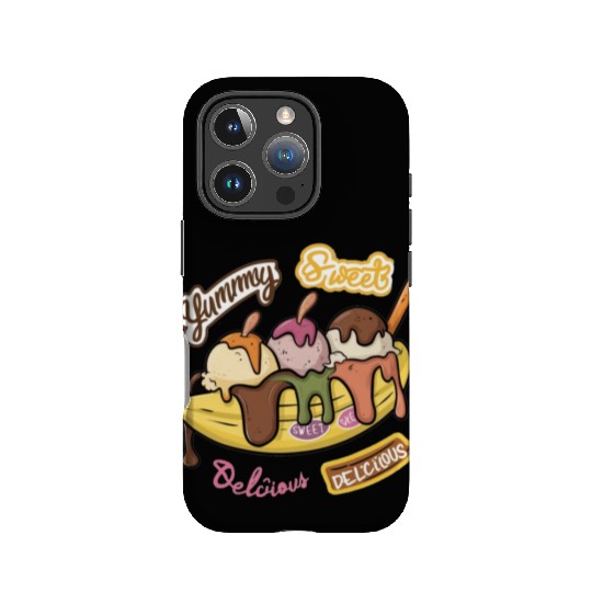 banana split-Delicious sweet IPhone Cases