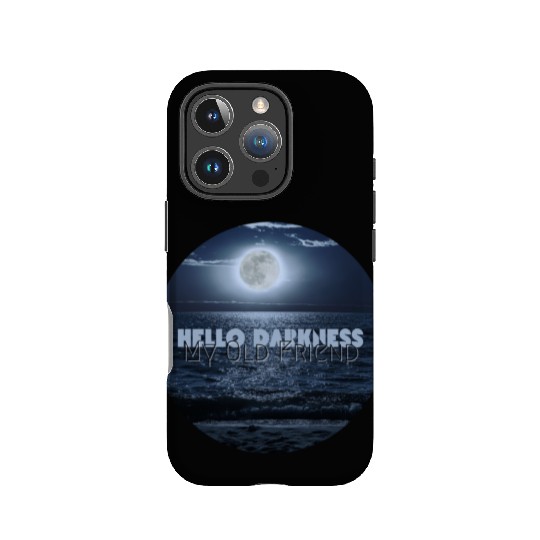 Hello Darkness My Old Friend IPhone Cases