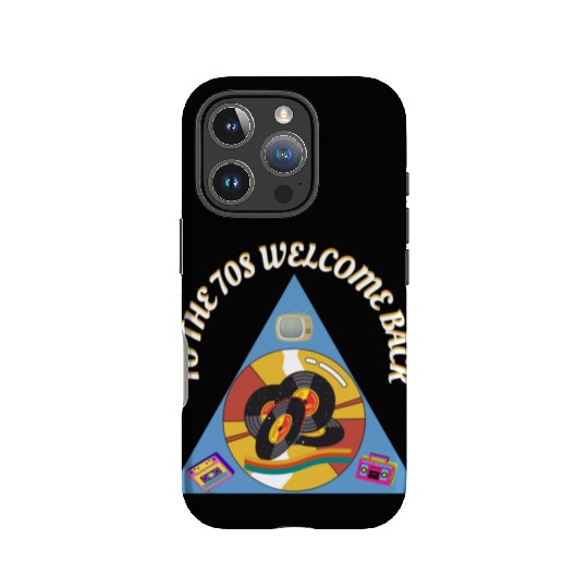 1970s Era Blue Retro Vintage Records Cassette IPhone Cases
