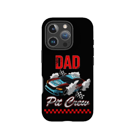 Race Car Birthday Party Racing Family Dad Pit Crew IPhone Cases