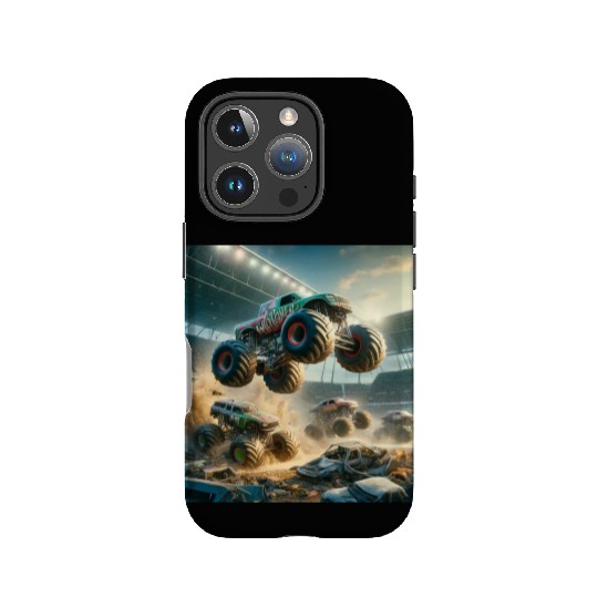 Monster Madness Monster Trucks IPhone Cases