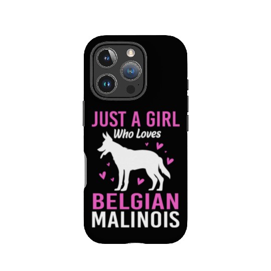 Just A Girl Who Loves Belgian Malinois IPhone Cases
