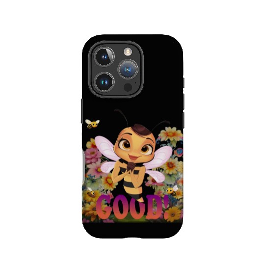 Kim Bee Good among the flowers IPhone Cases