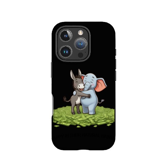 Funny Republican Party Elephant Democratic Donkey IPhone Cases