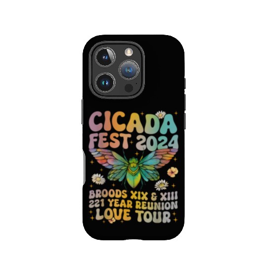 Cicada Lover Fest 2024 Broods Xix & Xiii 221 Years IPhone Cases