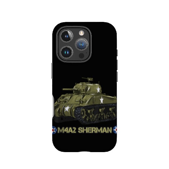 World War 2 American Tank M4A2 Sherman memorabilia IPhone Cases