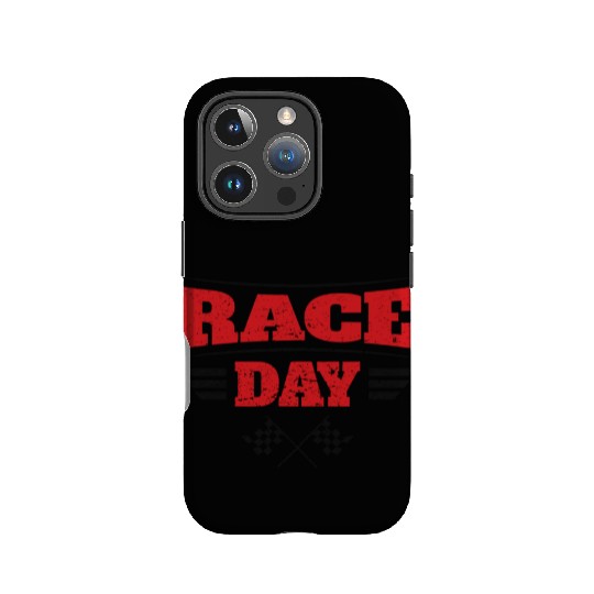 Race Day Car Racing Checkered Flag IPhone Cases