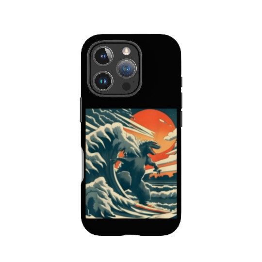 Japanese Monster Kaiju Funny Art IPhone Cases