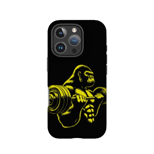 Gorilla Monkey Gym Weight Lifting Bodybuilding IPhone Cases