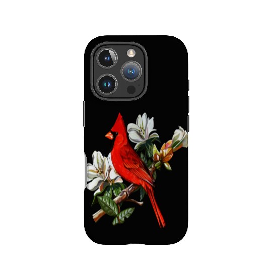 Northern Red Cardinal On A Branch IPhone Cases