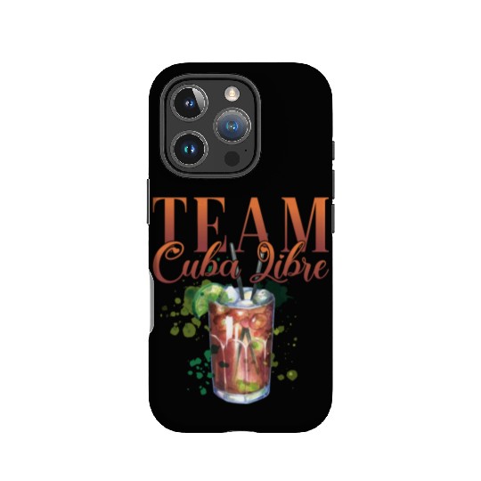 Team Cuba Libre Cocktail Bartender IPhone Cases