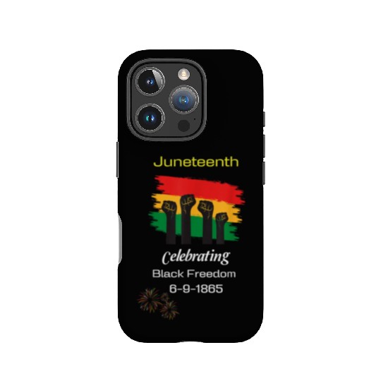 Juneteenth celebrating black freedom history IPhone Cases