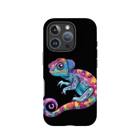 Colorful Chameleon Fantasy Creature IPhone Cases