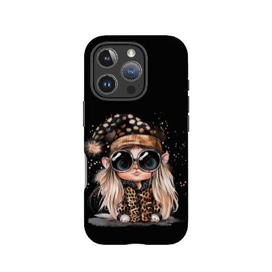 Leopard Print Gnome Clipart Images, Girly IPhone Cases