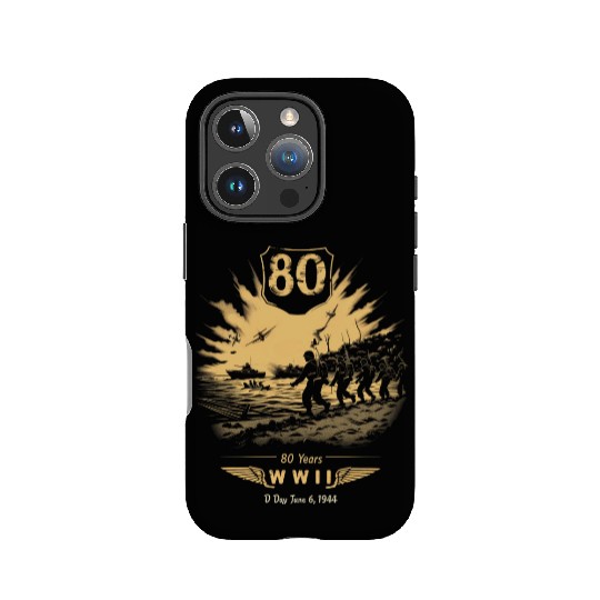 80 Years WWII D-Day Veterans Commemoration, IPhone Cases