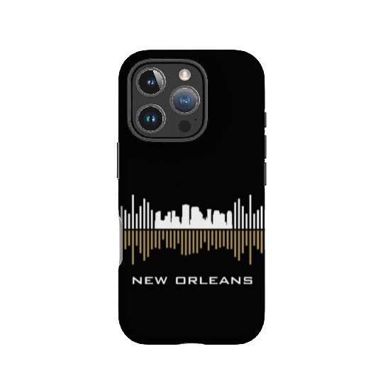 New Orleans City Sound Waves IPhone Cases