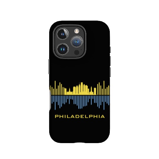 Philadelphia City Sound Waves IPhone Cases