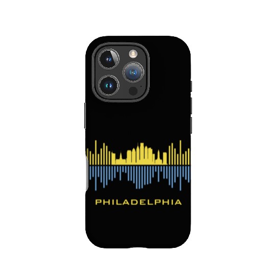 Philadelphia City Sound Waves IPhone Cases