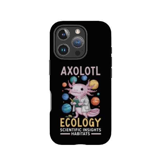 Axolotl Science Teacher Mexican Salamander IPhone Cases