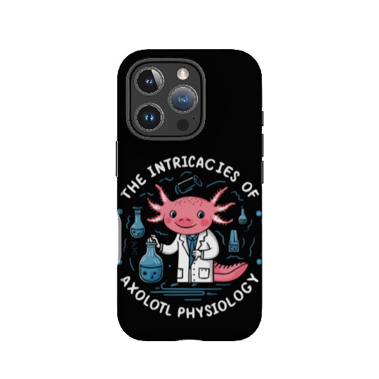 Axolotl Science Teacher Mexican Salamander IPhone Cases
