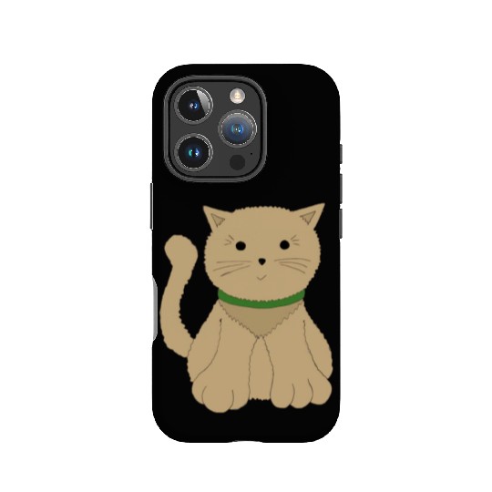Cute Little Brown Kitty Cat IPhone Cases