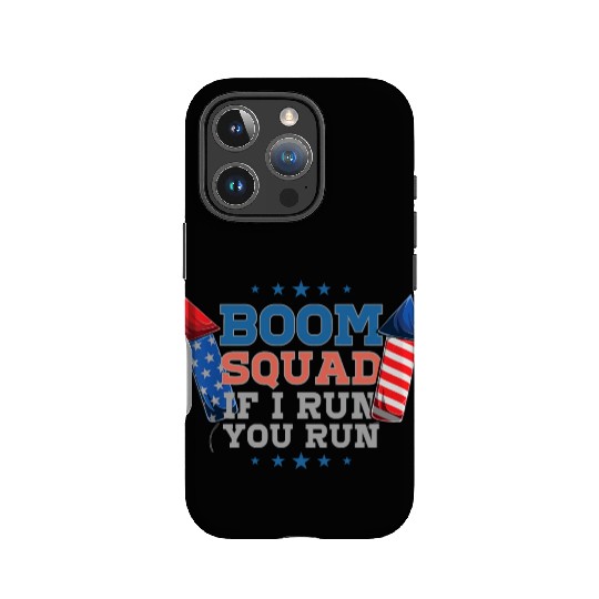 BOOM SQUAD Fireworks Director 4th of July IPhone Cases