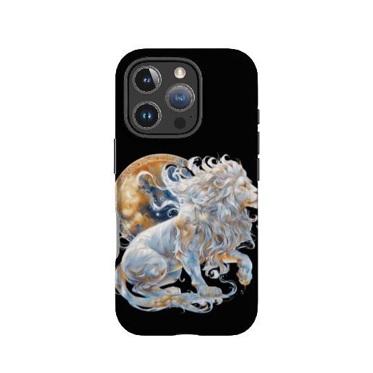 Celestial Lion Images, Mystical Lion, Night sky IPhone Cases