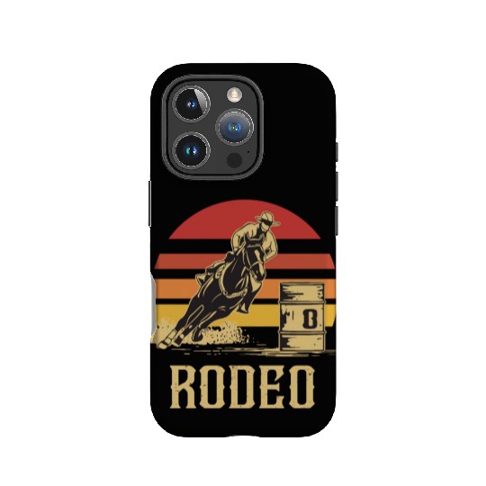 Retro Barrel Racing Gifts IPhone Cases