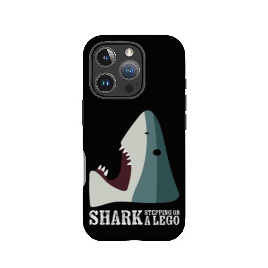 Shark Stepping On Toy Funny Internet Humor Meme IPhone Cases