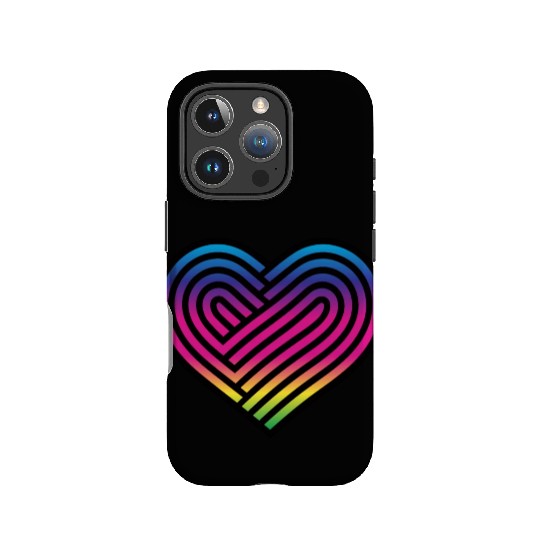 Rainbow Heart Homosexuality LGBT Love IPhone Cases