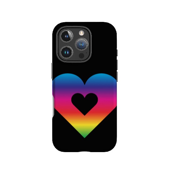 Rainbow Heart Homosexuality LGBT Love IPhone Cases