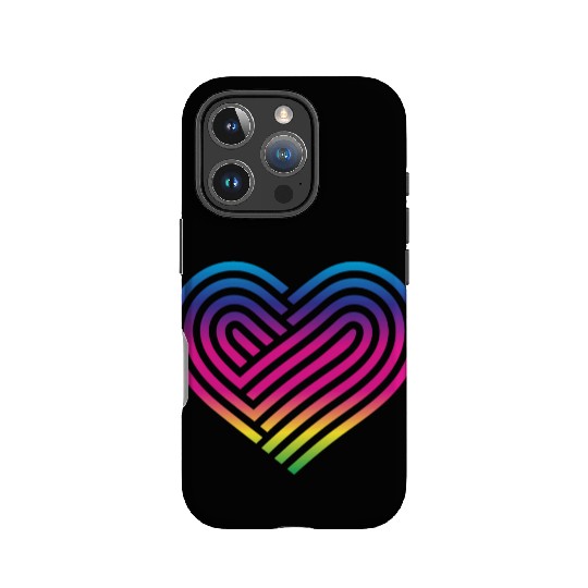 Rainbow Heart Homosexuality LGBT Love IPhone Cases