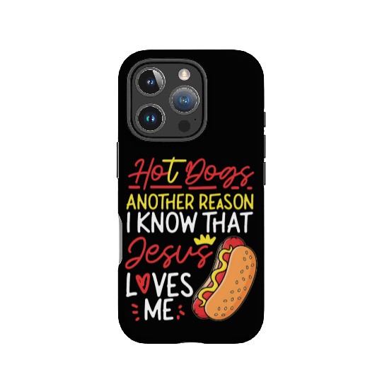 Hot Dog Adult Jesus Faith IPhone Cases