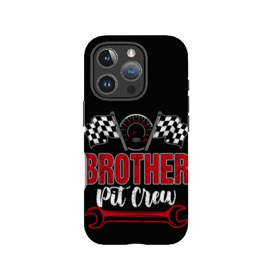 Racing Family Brother Pit Crew Birthday Party IPhone Cases
