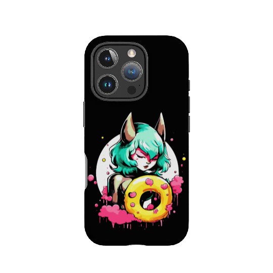 The She-Devil of the Glazing Donut IPhone Cases