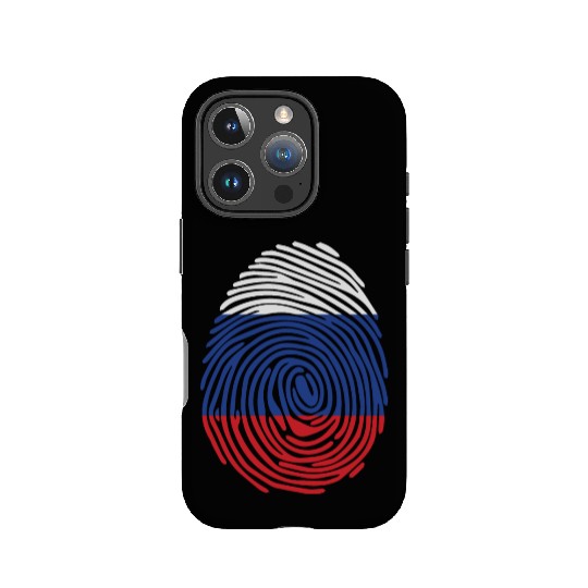 Russian fingerprint flag IPhone Cases