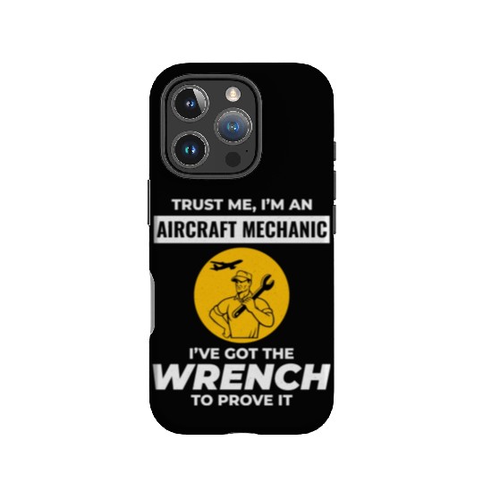 Aircraft Mechanic Aviation Maintenance Technician IPhone Cases