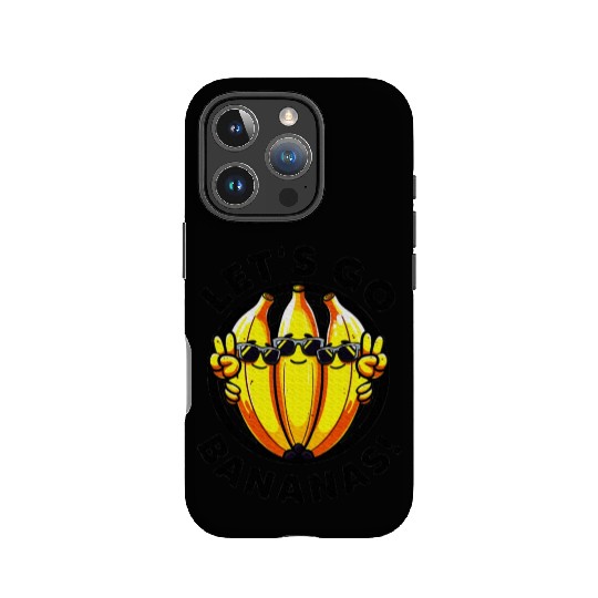 Lets Go Bananas Yellow Banana Lover IPhone Cases
