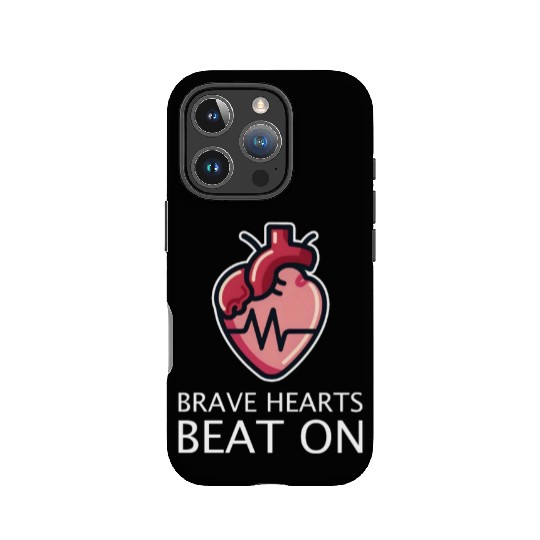 CHD Awareness Brave Hearts Beat On IPhone Cases