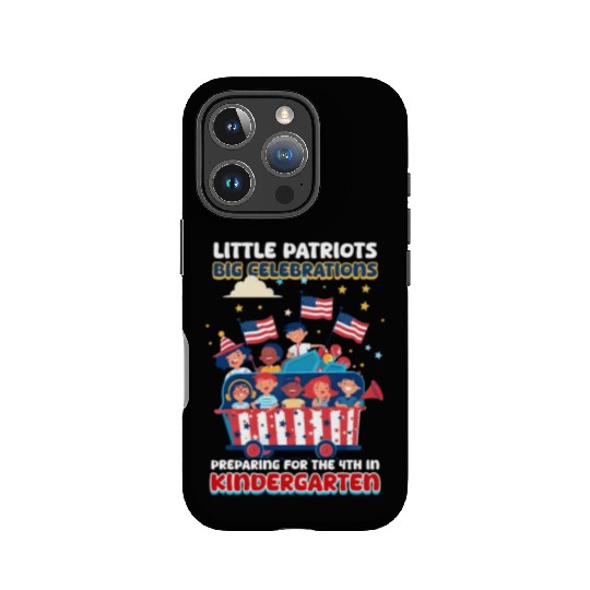 Kindergarten Teacher Patriots Big Celebrations IPhone Cases