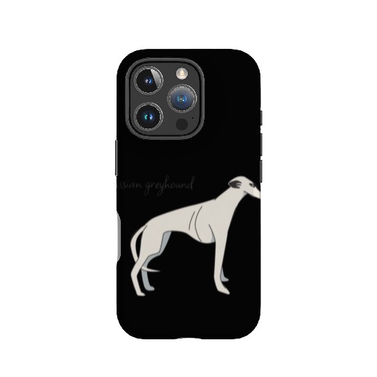 Russian greyhound IPhone Cases