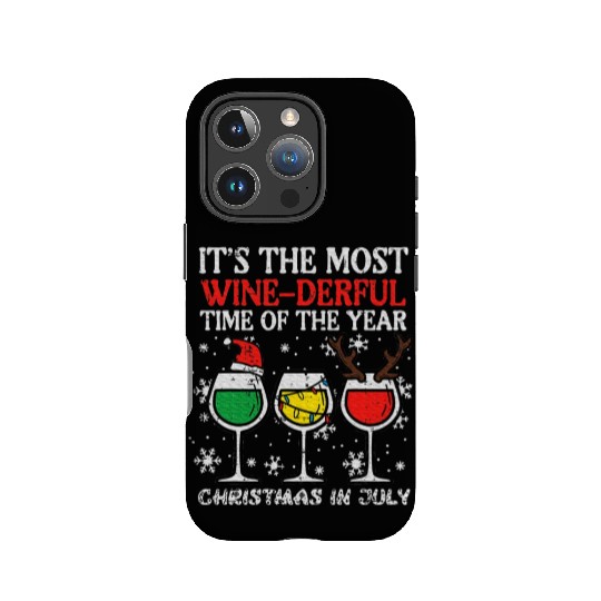 Christmas In July Winederful IPhone Cases